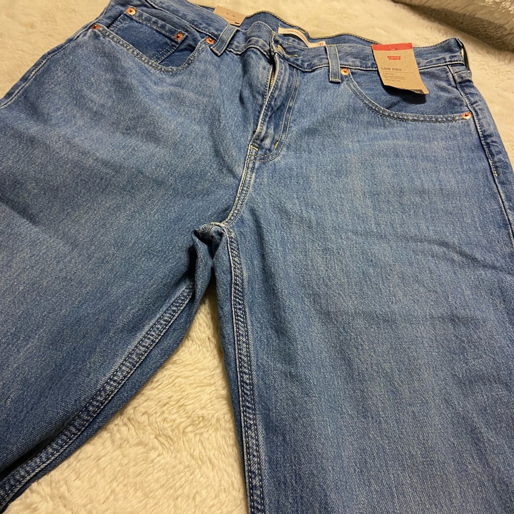 NWT! Levi’s low pro mid rise straight leg jeans size 31 - Picture 7 of 12